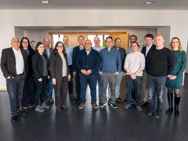 Gruppenfoto mit Wissenschaftler*innen der Bar-Ilan Universität und der BTU.