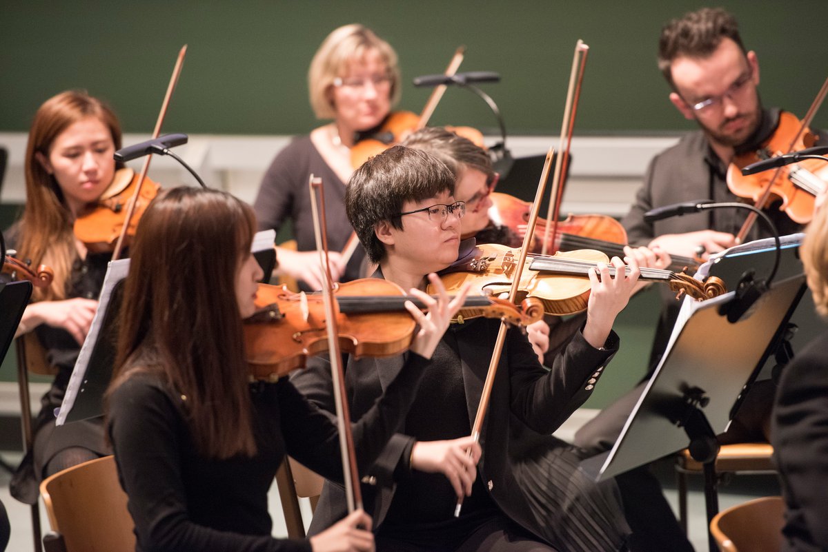 Das Collegium musicum beim Jahresabschlusskonzert 2017.