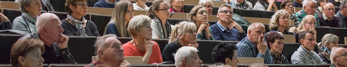 Banner Offene Hochschule Ringvorlesung im Audimax der BTU