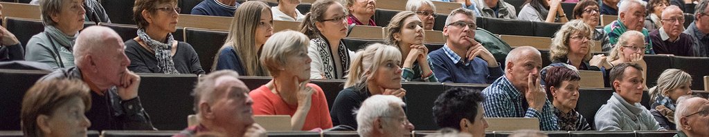 Banner Offene Hochschule Ringvorlesung im Audimax der BTU
