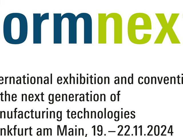 Logo der Formnext mit Slogan in Frankfurt am Main vom 19. bis 22.11.2024