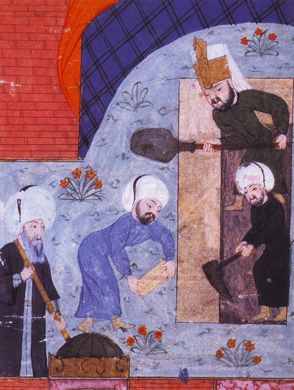 Mimar Sinan Mausoleumsbau Quelle: NECIPOGLU 2005, S. 15, The Chester Beatty Library, Dublin