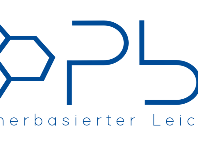 Logo des Fachgebiets Polymerbasierter Leichtbau - mit Abkürzung PbL und deutscher Untertitelung