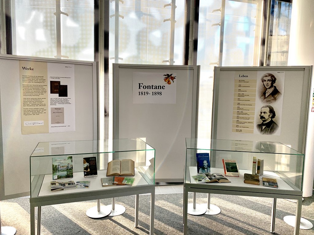 Fontane Ausstellung im 2. Obergeschoss des IKMZ