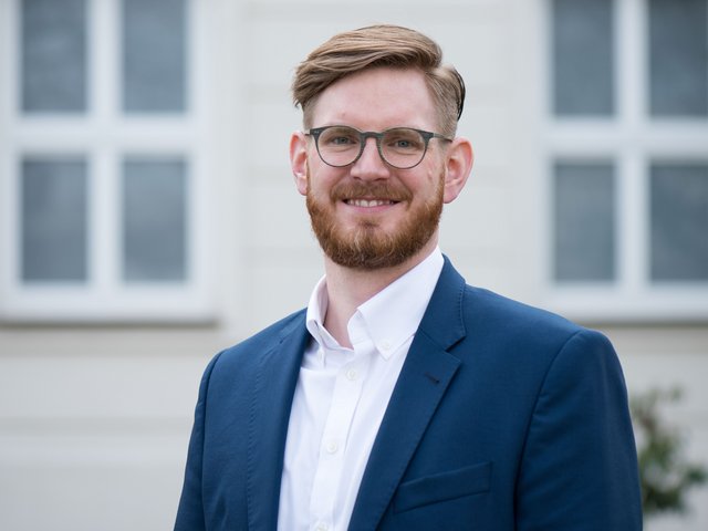 Portrait photo of Prof. Dr. Christian Kopkow. Photo: BTU, Ralf Schuster
