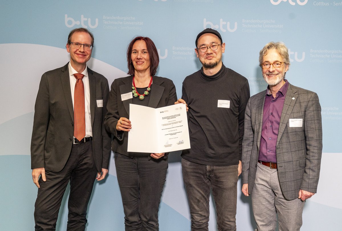 Die Wissenschaftler*innen des Projektes "Lausitzer Rhythmen". Foto: BTU, Ralf Schuster.