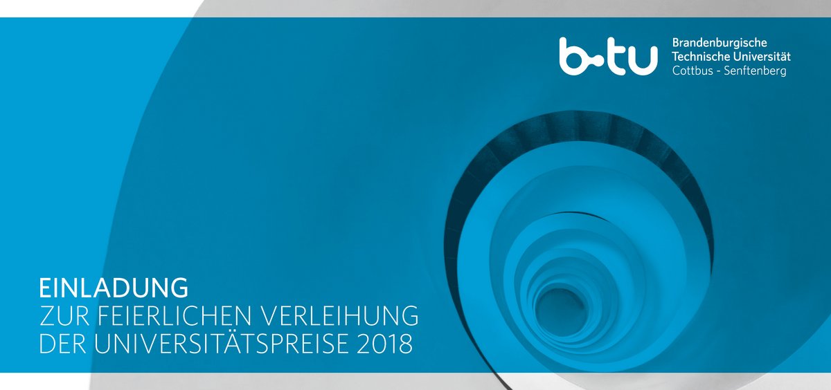 Einladung zur Verleihung der Universitätspreise