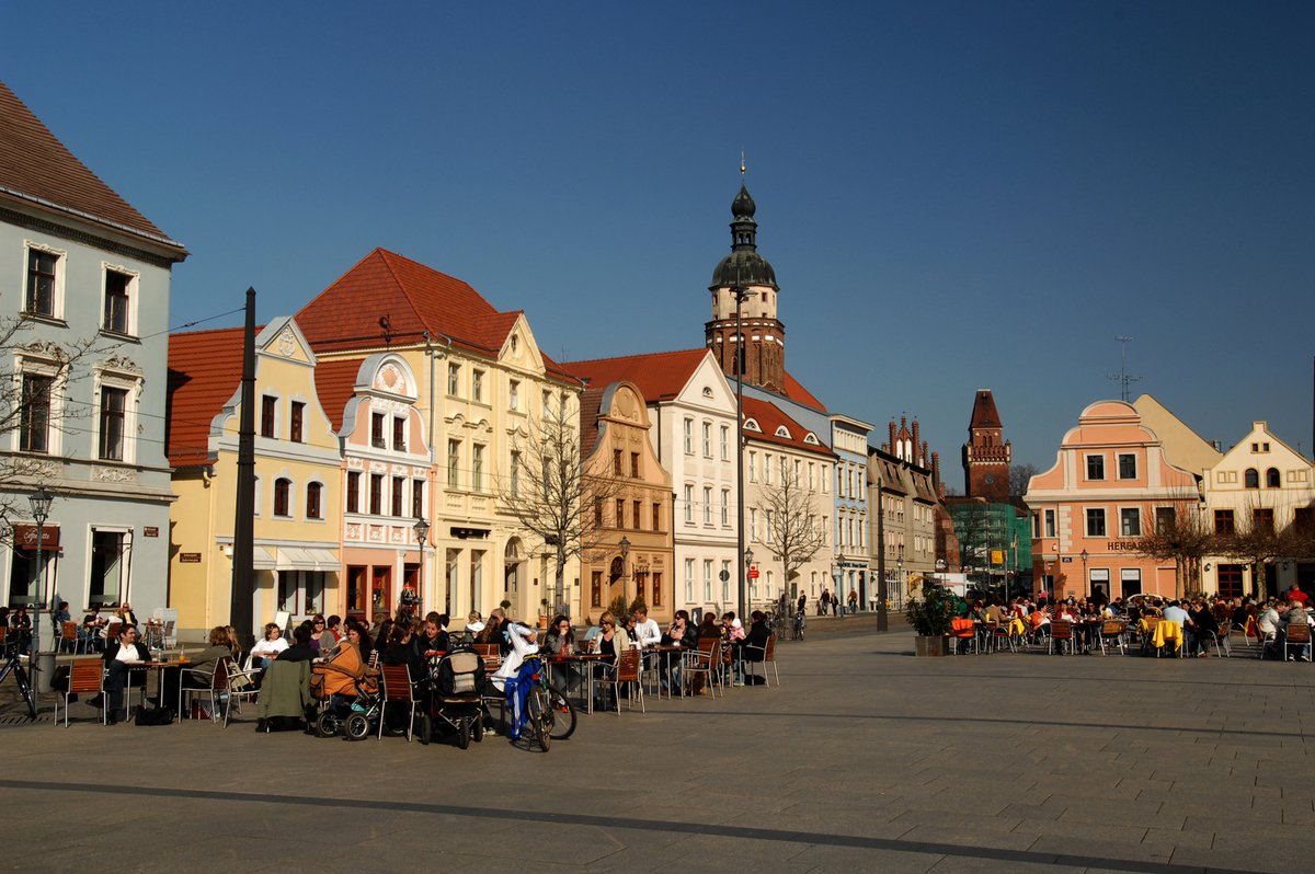Der Altmarkt in Cottbus