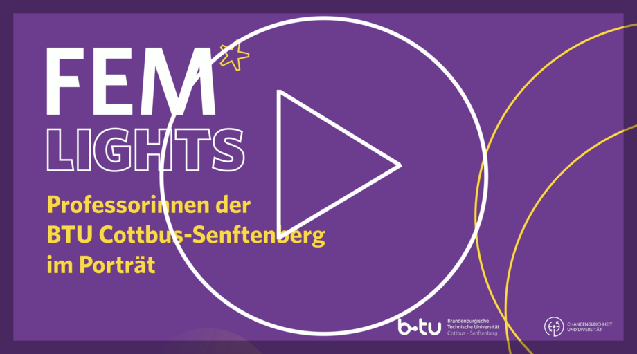 Hier finden Sie die Professorinnenporträts auf dem BTU-Youtube Kanal