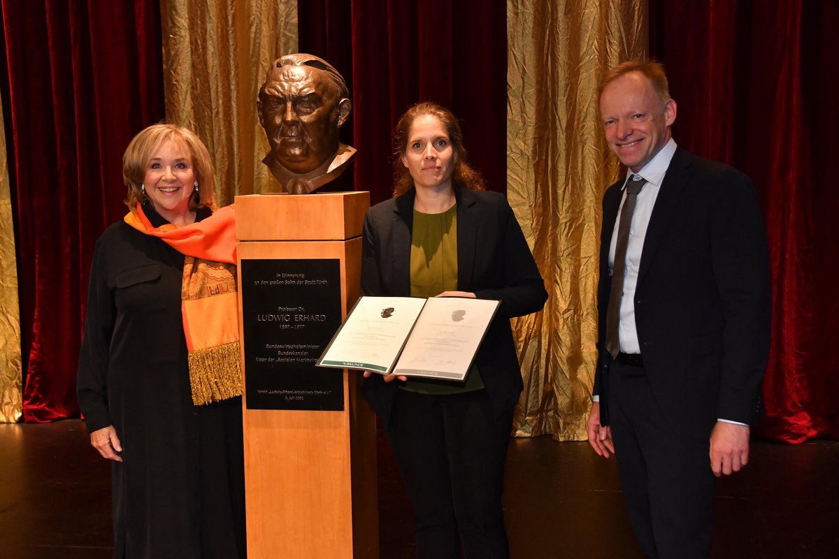 Ludwig Erhard Prize for Dr Julia Fischer