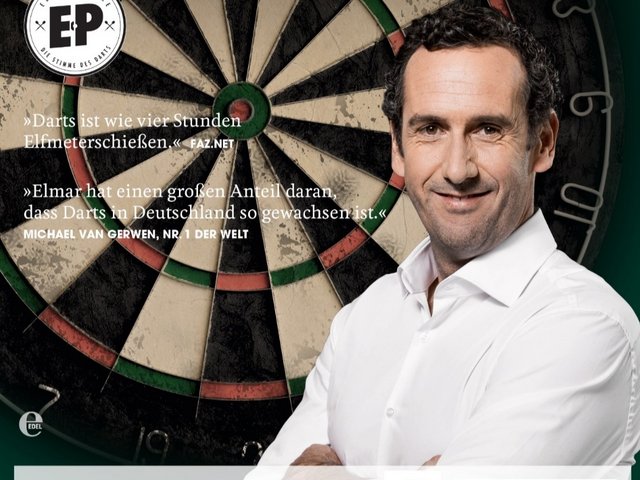 Veranstaltungsplakat mit einer Bild von Elmar Paulke.