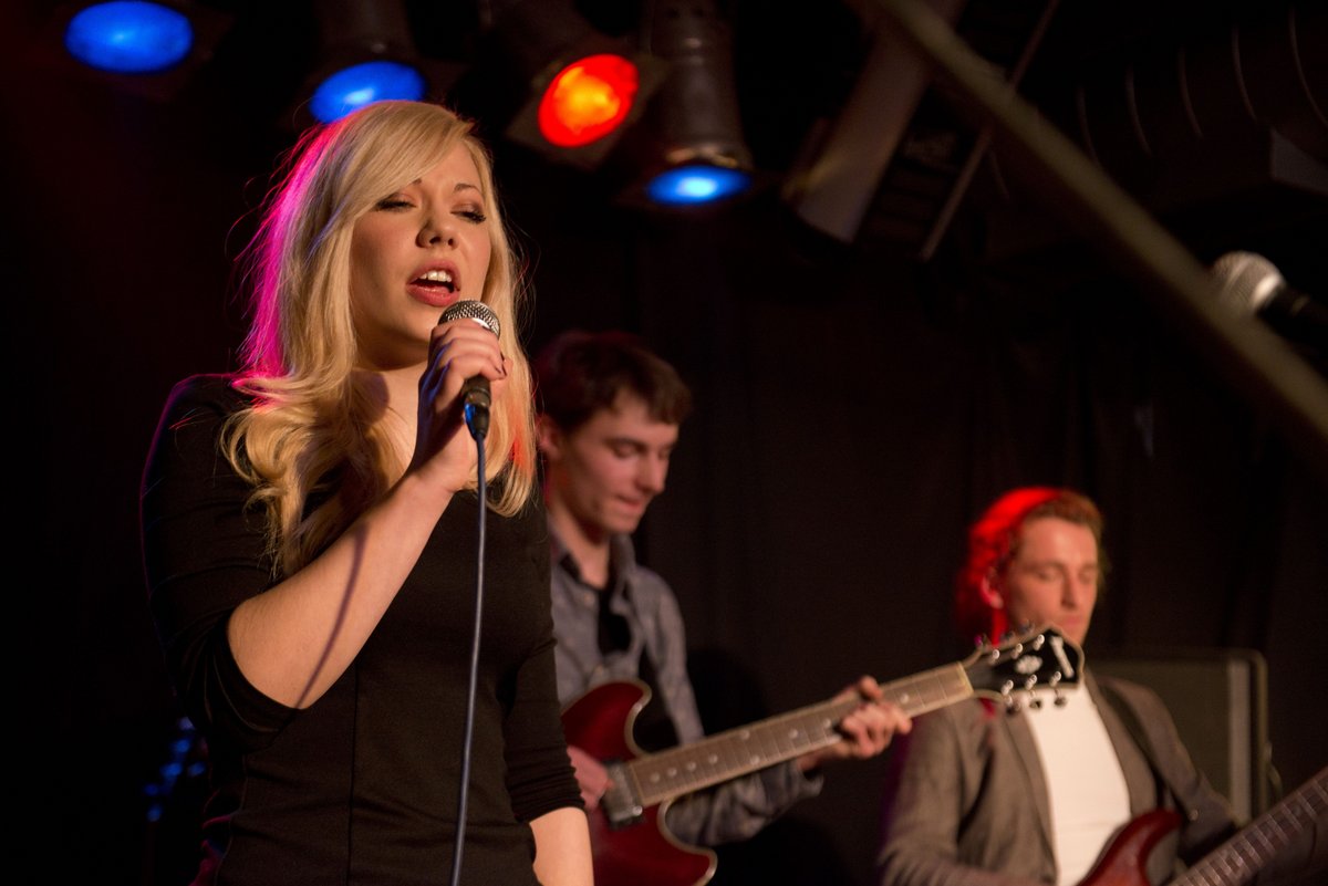 Student band with singer.
