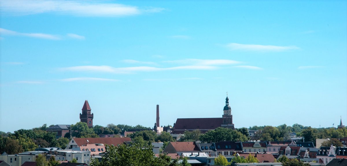 Blick auf Cottbus.