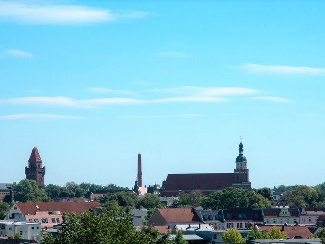 Blick auf Cottbus.