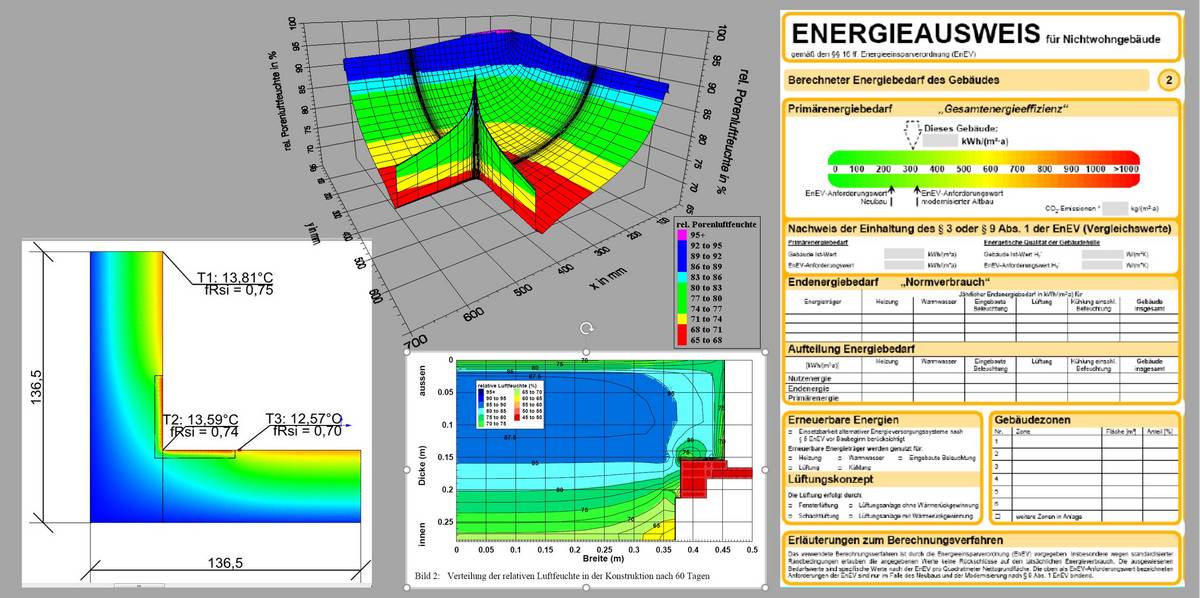 Hygrothermische Gebäude- und Bauteilsimulation