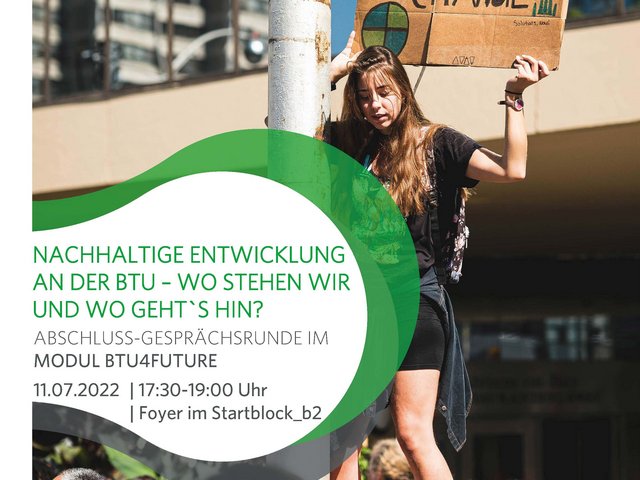 Einladung zur Abschlussveranstaltung des Moduls BTU4Future