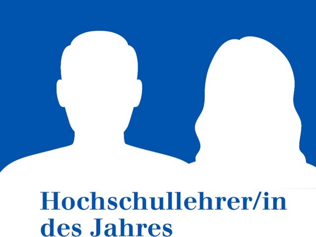 Logo Hochschullehrer/in des Jahres, Copyright: Hochschulverband