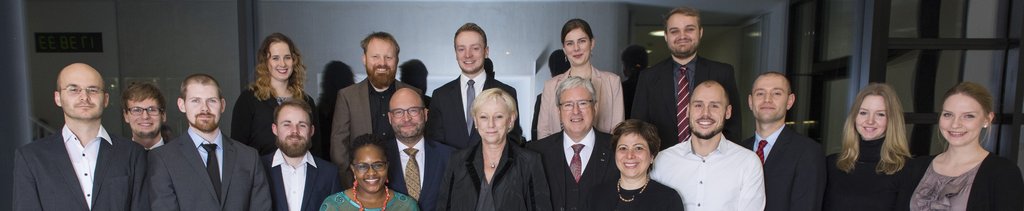 Gruppenfoto der Preisverleihung 2018