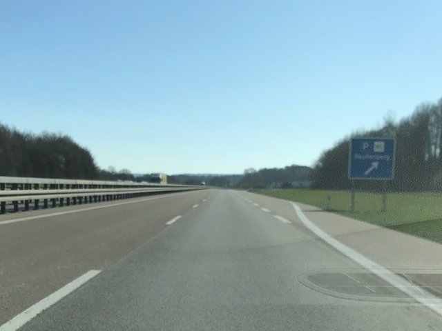 Leere Autobahn