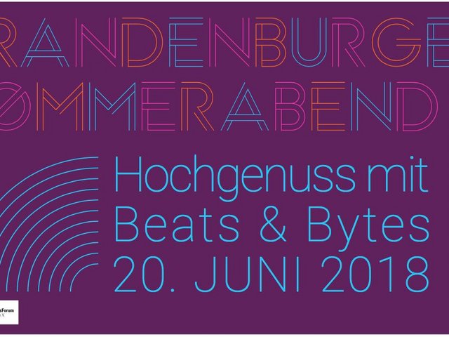 Grafik zum Brandenburger Sommerabend 2018