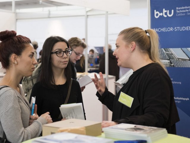 Education fair, exhibition stand, fair, 