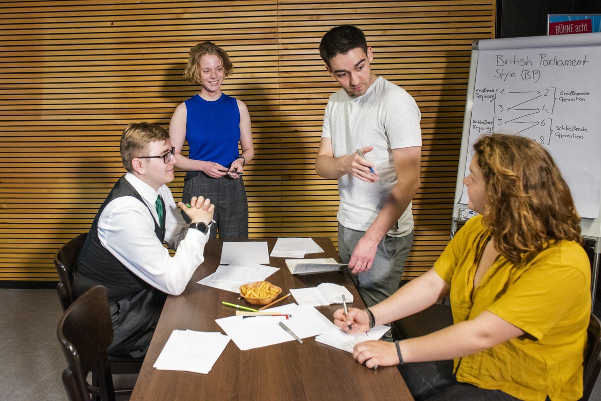 Trainingsabend des Debattierclubs