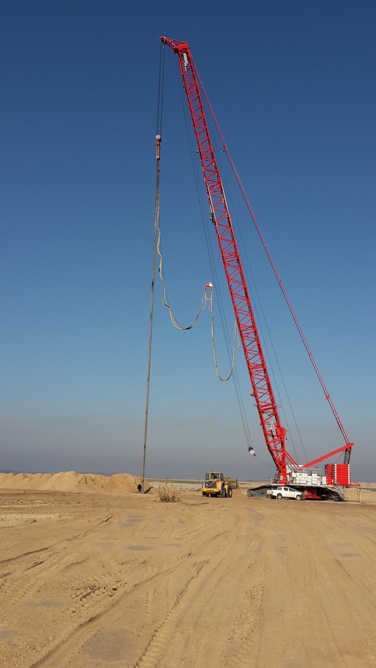 Vibro compaction Jänschwalde opencast mine