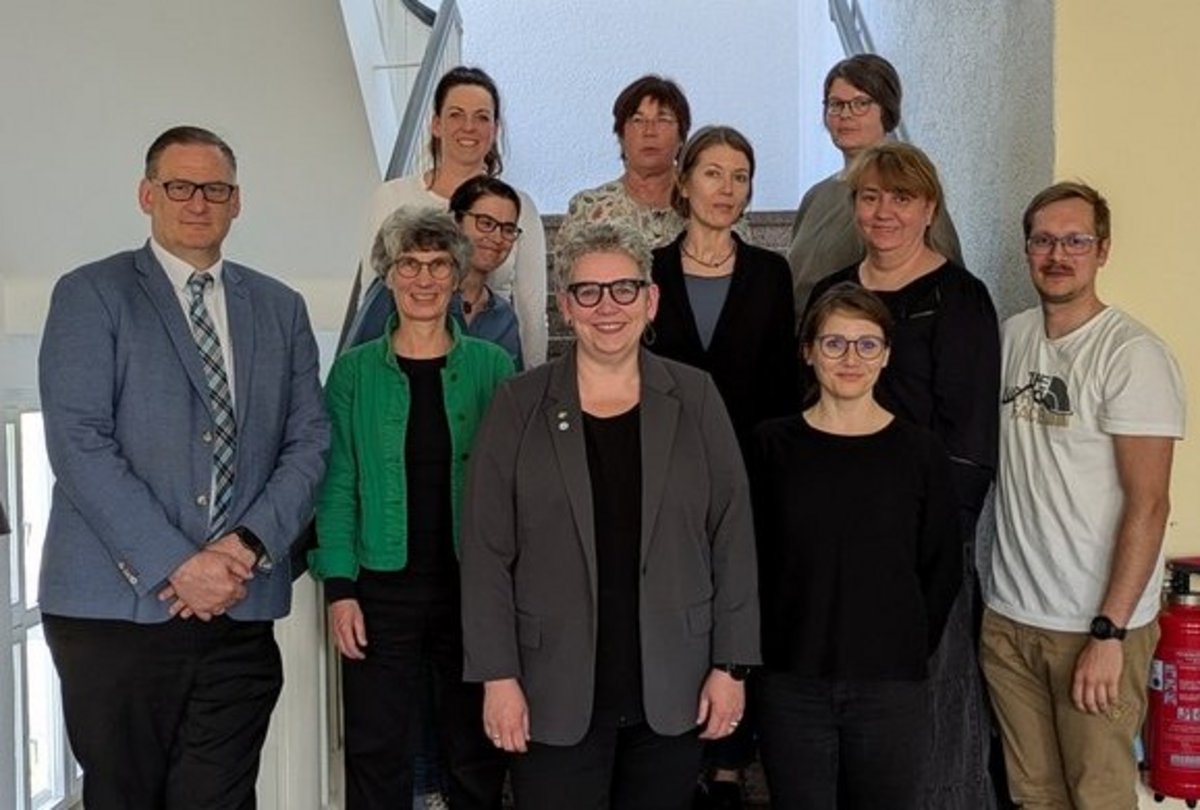 Gruppenbild mit Christine Vogler