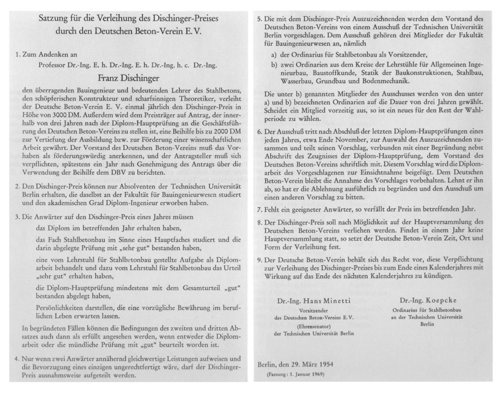 Franz Anton Dischinger Satzung Quelle: SPECHT 1987, S. 314/ 315