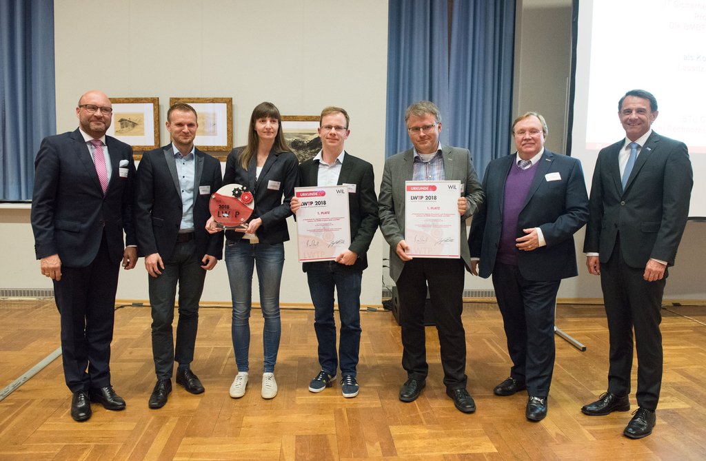 1. Platz LWTP 2018 Die Gewinner des 1. Preises beim Lausitzer WissenschaftsTransferpreises 2018
