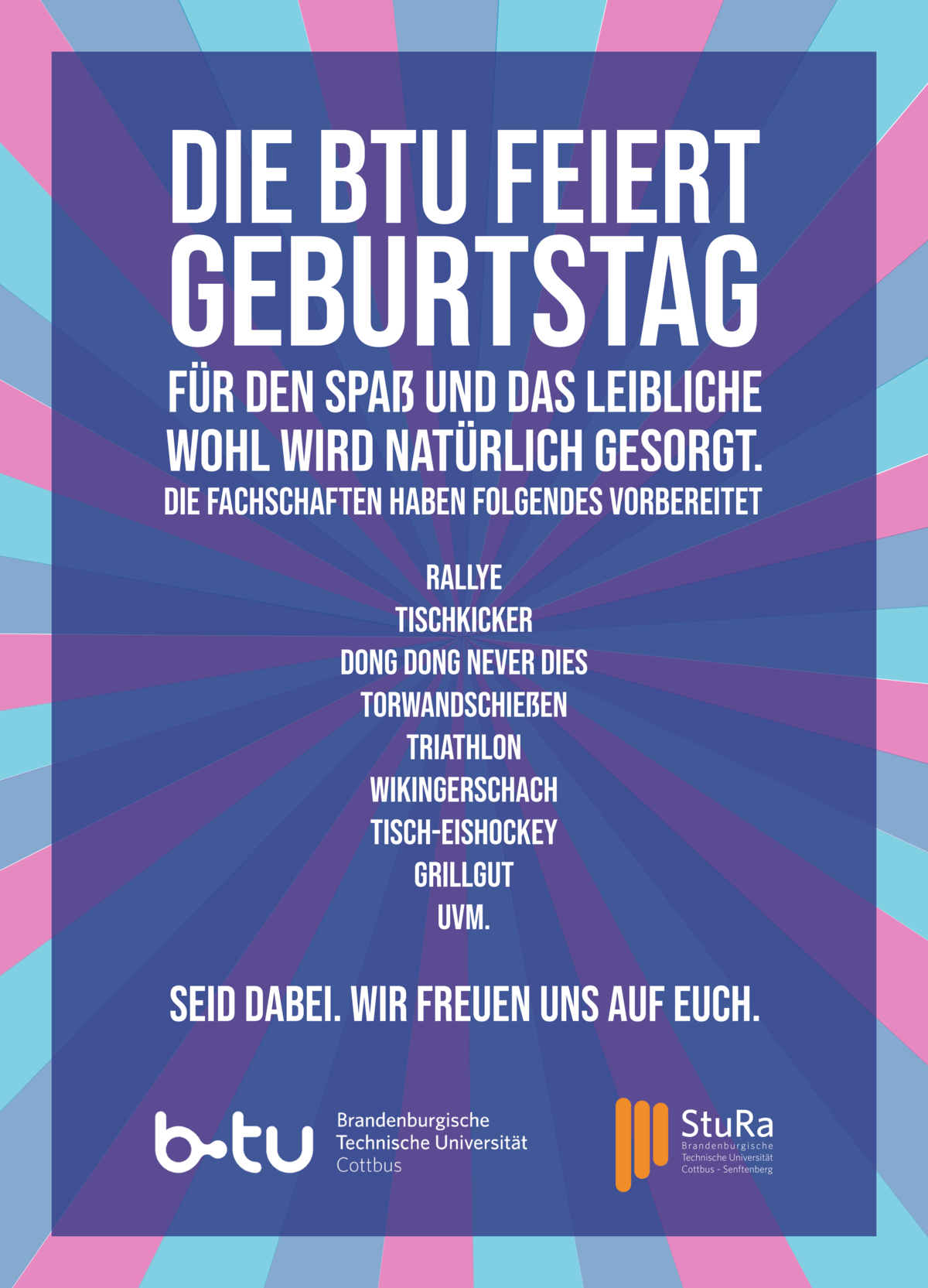 Flyer hinten mit Programm