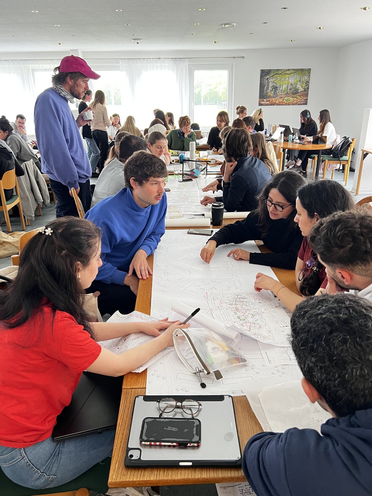 Students during the workshop