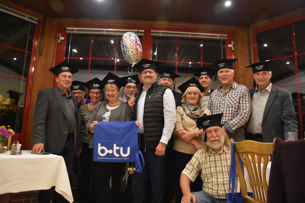 Alumni der Seminargruppe A72/1 beim Jubiläum