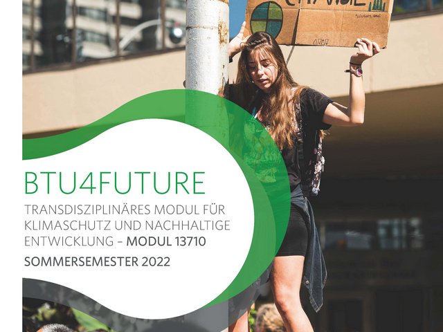 Plakat für das Modul BTU4Future