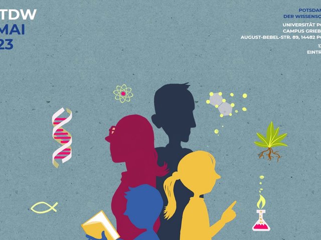 Banner zum Potsdamer Tag der Wissenschaften 2023.