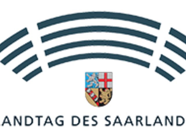 Graphic of the Saarland state parliament.