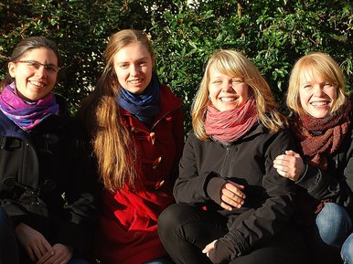 Der Fachschaftsrat IGP 2015 v.l.n.r.: Aglaia Schwarz, Aglaia Sprengel, Lisa Henke , Dorothea Schwerk