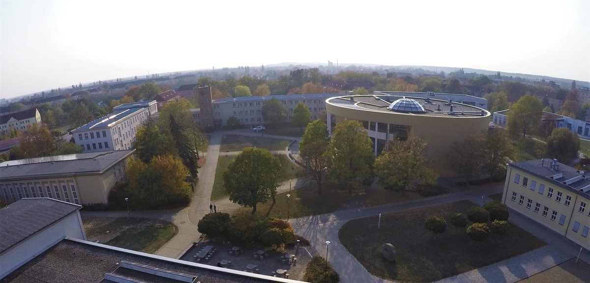 Luftaufnahme des Senftenberger Campus