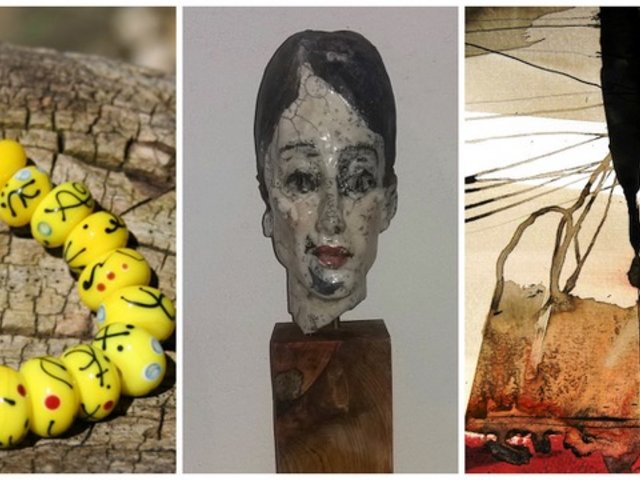 [Translate to Englisch:] Ausstellung der Künstlergruppe Galerie Ebert im IKMZ.