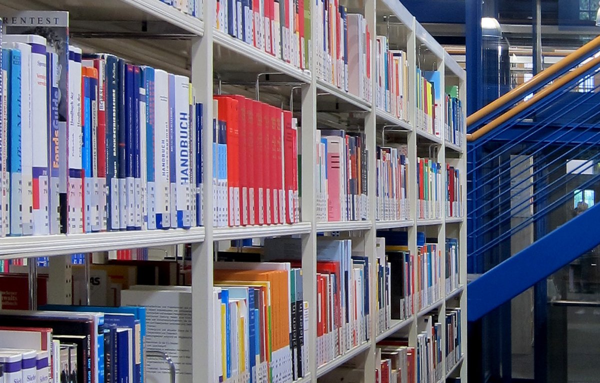 Bücherregale in Senftenberg (Foto: Bibliothek)