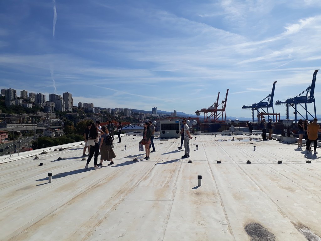 Die Teilnehmer der Masterexkursion in Rijeka