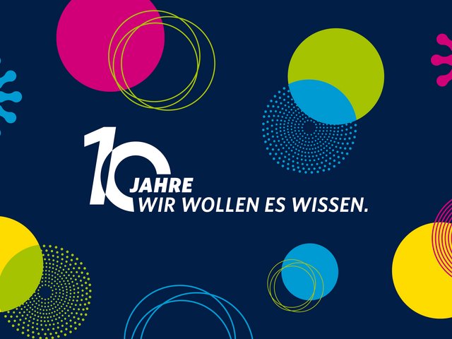 Banner für das Jubiläum Cottbus