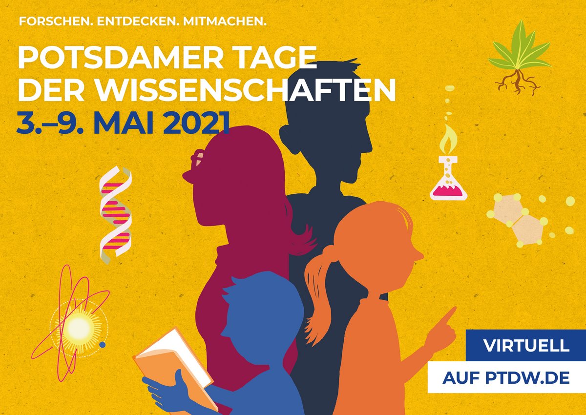 Banner der virtuellen Potsdamer Tage der Wissenschaften 2021