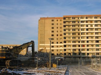 Rückbau Plattenbauten Sachsendorf (2006)