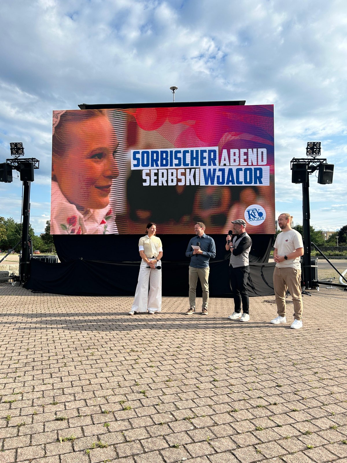 Foto von den Schmellwitzer Kinonächten mit Sorbischen Abend
