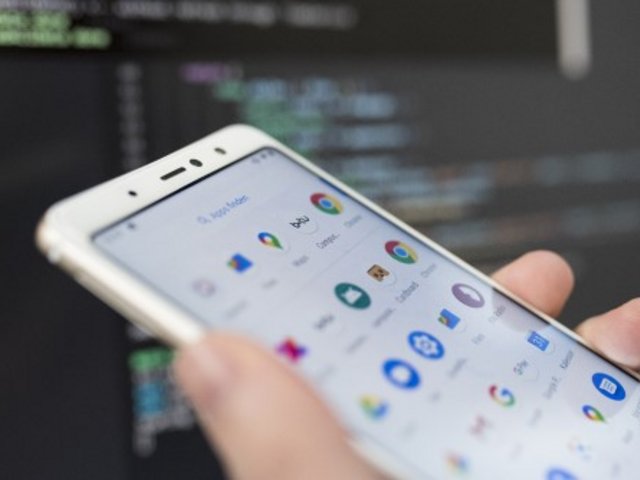 Mobiltelefon mit Apps