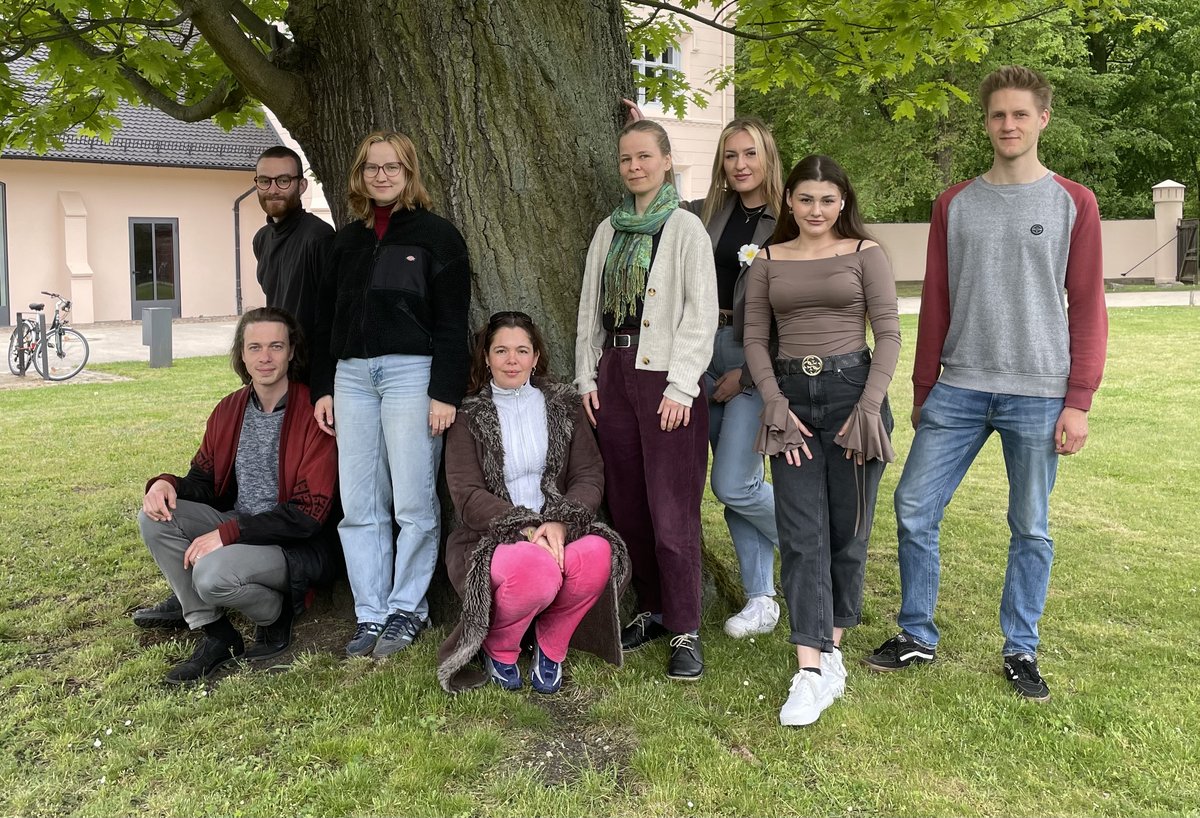Gruppenbild am Campus Sachsendorf