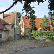 Dorfplatz in der Lausitz
