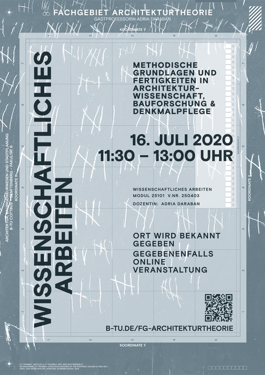 Vorlesung Einführung in das wissenschaftliche Arbeiten