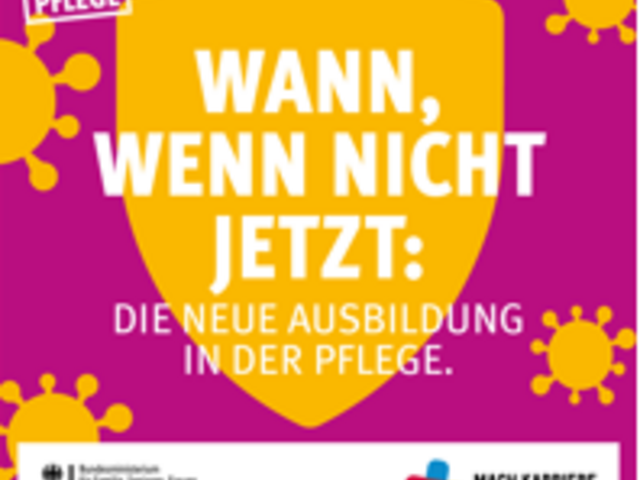 Logo Wann, wenn nicht jetzt: Die neue Ausbildung in der Pflege.